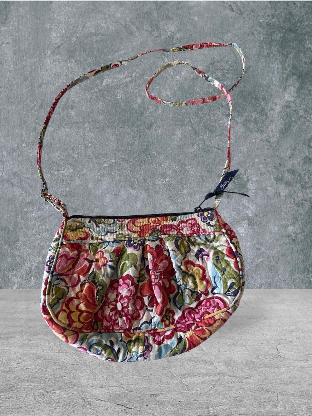 Vera Bradley Floral Crossbody faded